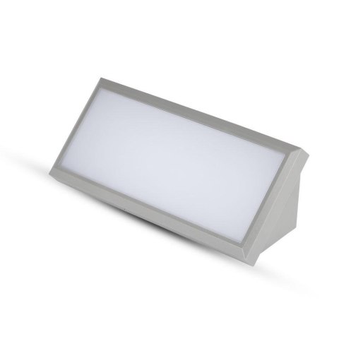 Oprawa ścienna V-TAC 12W LED ukośna szara IP65 VT-8054 3000K 1250lm