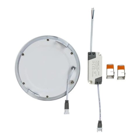 Panel LED V-TAC premium downlight 18W okrągły fi225 VT-1807 6400K 1400lm