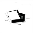 Projektor oprawa elewacyjna V-TAC 17W LED czarna IP65 VT-11020 4000K 2520lm