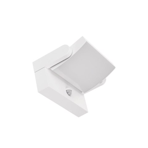 Projektor oprawa elewacyjna V-TAC 17W LED czujnik ruchu biała IP65 VT-11020S 4000K 2520lm