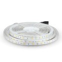 Taśma LED V-TAC 12V SMD5050 150LED IP65 rękaw 6W/m VT-5050 30-IP65 3000K 500lm