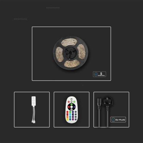 Taśma LED V-TAC zestaw smart WI-FI RGB+CCT IP65 Alexa Google Home VT-5050 90-EU