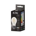 Żarówka LED 6W filament E27 A60 V-TAC VT-1887 3000K 600lm