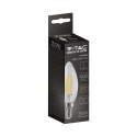 Żarówka LED V-TAC 4W filament E14 świeczka VT-1986 6500K 400lm
