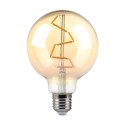 Żarówka LED V-TAC 4W filament E27 kula glob G95 bursztyn 95x138mm VT-2024-N 2200K 350lm