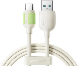 Kabel Joyroom S-A53 60W USB-C - USB-C z fluorescencyjną końcówką 1,2 m - beżowy