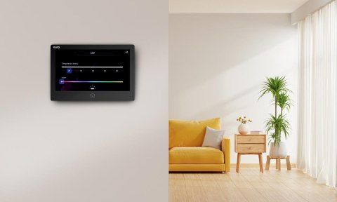 Wideodomofon EURA 2-żyłowy VDP-49A3-2TY czarny Tuya