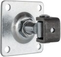 Zawias PSG 61.018 z szyldem 80x80x3mm - gwint M16 (regulowany)