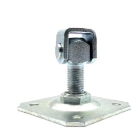 Zawias PSG 61.019.01 z szyldem 100x100x4mm - gwint M20 (regulowany, ucho ocynkowane)