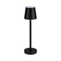 Lampka biurkowa nocna V-TAC 3W LED 39cm ładowanie ściemnianie czarna VT-7703 4000K 70lm