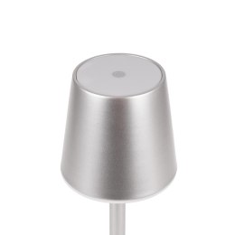 Lampka biurkowa nocna V-TAC 3W LED 39cm ładowanie ściemnianie szara VT-7703 4000K 70lm