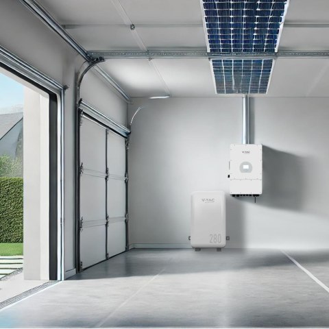 Magazyn bank energii V-TAC 14,33kWh 51,2V IP65 VT-48280-W2 10 lat gwarancji