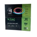 Neon flex V-TAC 24V 5mb 12W/m magic color pilot sterownik VT-561 RGB