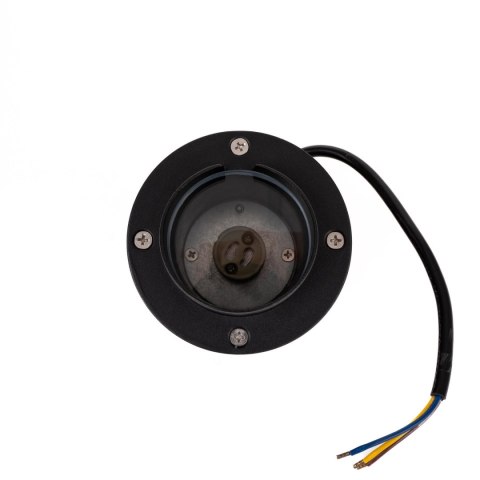 Oprawa gruntowa ogrodowa wbijana aluminium GU10 czarna z daszkiem IP65 V-TAC VT-7704 3 lata gwarancji