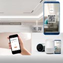Oprawa projektor szynosystem smart 48V V-TAC 8W LED CCT 30st smart WI-FI tracklight czarna VT-908D 2700K-6400K 700lm 3 lata gwar
