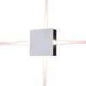 Oprawa ścienna V-TAC 4W LED IP65 biały kwadrat VT-704 4000K 428lm