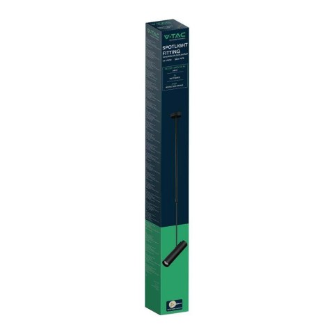 Oprawa sufitowa V-TAC GU10 regulowana 830-1170mm czarna VT-7900 3 lata gwarancji