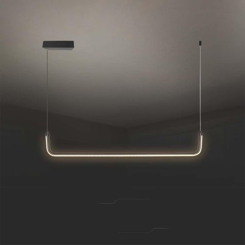 Oprawa zwieszana V-TAC 12W LED czarna VT-7769 4000K 1200lm