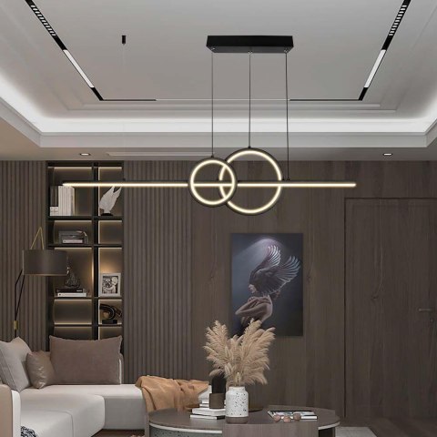 Oprawa zwieszana V-TAC 15W LED czarna VT-7767 4000K 1500lm