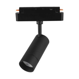 Oprawa zwis szynosystem smart 48V V-TAC 8W LED CCT 27st smart WI-FI tracklight czarna VT-908D 2700K-6400K 700lm 3 lata gwarancji