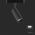 Oprawa zwis szynosystem smart 48V V-TAC 8W LED CCT 27st smart WI-FI tracklight czarna VT-908D 2700K-6400K 700lm 3 lata gwarancji