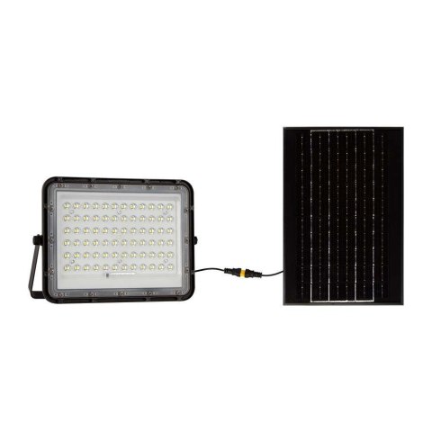 Projektor LED solarny V-TAC 15W pilot auto timer IP65 czarny VT-120W 4000K 1200lm