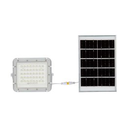 Projektor LED solarny V-TAC 6W pilot auto timer IP65 biały VT-40W-W 4000K 400lm