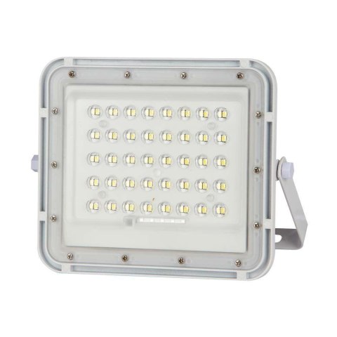 Projektor LED solarny V-TAC 6W pilot auto timer IP65 biały VT-40W-W 4000K 400lm