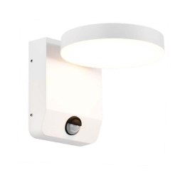 Projektor oprawa elewacyjna V-TAC 17W LED czujnik ruchu okrągła biała IP65 VT-11020S 4000K 2520lm