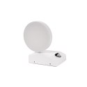 Projektor oprawa elewacyjna V-TAC 17W LED czujnik ruchu okrągła biała IP65 VT-11020S 4000K 2520lm
