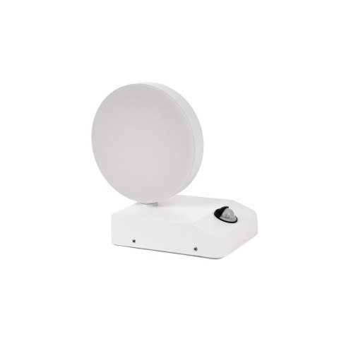 Projektor oprawa elewacyjna V-TAC 17W LED czujnik ruchu okrągła biała IP65 VT-11020S 4000K 2520lm