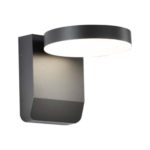 Projektor oprawa elewacyjna V-TAC 17W LED okrągła czarna IP65 VT-11020 3000K 2520lm