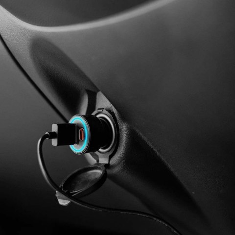 Samochodowa ładowarka do zapalniczki V-TAC USB 12-24V 18W+USB-C 20W VT-5318