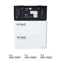 Stojak regał rack do magazynów energii V-TAC 9,6kWh SKU11523 VT-48200B max. 3 moduły 10 lat gwarancji
