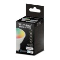 Żarówka LED smart WI-FI V-TAC 4.8W GU10 tuya Amazon Alexa Google Home VT-2215 RGB+2700K-6500K 380lm