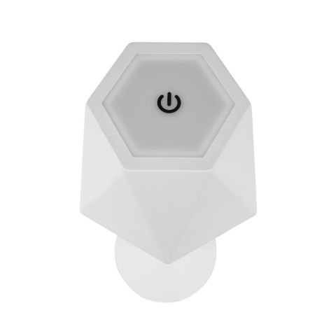 Lampka biurkowa nocna V-TAC 4W LED 37cm ładowanie USB ściemnianie biała VT-1034 3000K-6000k 150lm