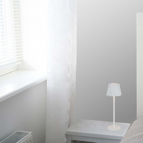 Lampka biurkowa nocna V-TAC 4W LED 37cm ładowanie USB ściemnianie biała VT-1034 3000K-6000k 150lm