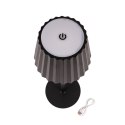 Lampka biurkowa nocna V-TAC 4W LED 37cm ładowanie USB ściemnianie czarna VT-1028 3000K-6000K 150lm