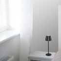 Lampka biurkowa nocna V-TAC 4W LED 37cm ładowanie USB ściemnianie czarna VT-1028 3000K-6000K 150lm