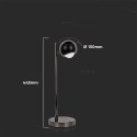 Lampka biurkowa nocna V-TAC 6W LED 45cm czarna VT-7506 3000K 500lm