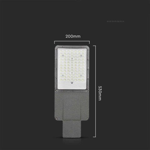 Naświetlacz oprawa uliczna LED solarna V-TAC BRIDGELUX CHIP IP65 pilot LiFePO4 panel 60W VT-15200ST 4000K 3000lm