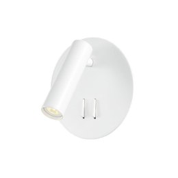 Oprawa LED V-TAC 3W+6W kinkiet hotel łóżko włącznik biały VT-2963 3000K 680lm 3 lata gwarancji