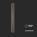 Oprawa ścienna elewacyjna LED linia V-TAC 10W IP65 antracyt 51cm VT-1173 4000K 1300lm