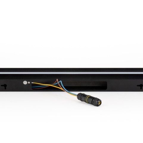 Oprawa ścienna elewacyjna LED linia V-TAC 23W IP65 antracyt 140cm VT-1178 4000K 3150lm