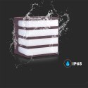 Oprawa ścienna ogrodowa V-TAC 8W LED IP65 120x120 brązowa VT-732 3000K 750lm