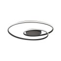 Oprawa sufitowa V-TAC 48W LED ściemnialna czarna VT-7911 3000K 5150lm