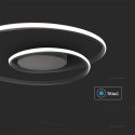 Oprawa sufitowa V-TAC 48W LED ściemnialna czarna VT-7911 3000K 5150lm