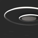 Oprawa sufitowa V-TAC 48W LED ściemnialna czarna VT-7911 3000K 5150lm