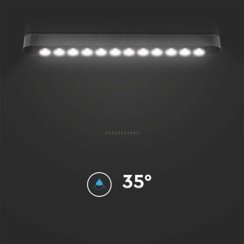 Oprawa szynosystem magnetyczny 48V V-TAC 12W LED 35st VT-4212 4000K 1100lm 3 lata gwarancji