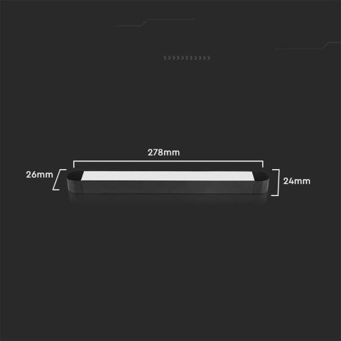 Oprawa szynosystem magnetyczny 48V V-TAC 14W LED 82st VT-4211 3000K 1500lm 3 lata gwarancji